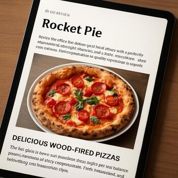 Blog sayfasında Rocket Pie incelemesi