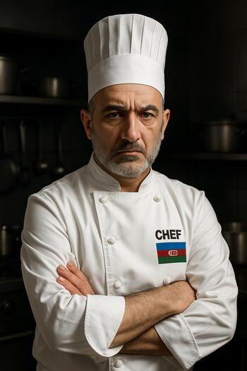 Azerbaycanlı usta şefin portresi