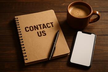 Not defteri ve telefon, iletişim bilgileri