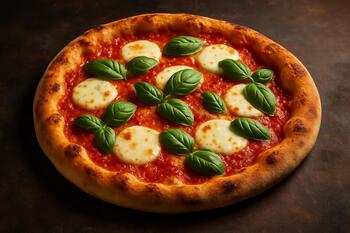 Margherita: Quba domatesi ve taze mozza ile